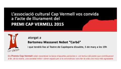Premis Cap Vermell 2015