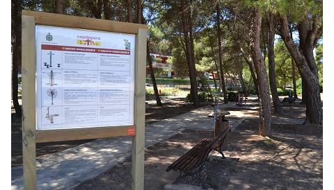 El parc de Sa Gravera compta amb noves màquines de gimnàs exterior
