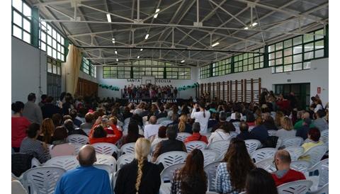 Els alumnes de S’Alzinar canten per Santa Cecília