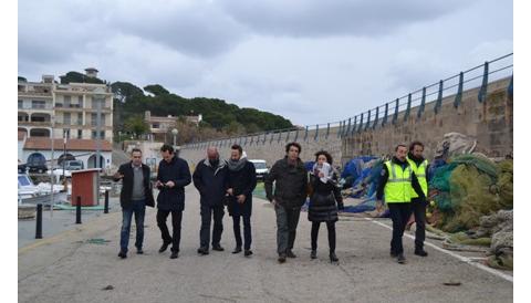 Les obres de reparació del dic de Cala Rajada es tramitaran per via d’emergència per tal que puguin començar en breu