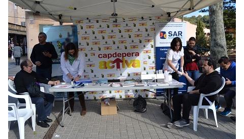 El Servei Municipal d’Esports munta una parada de Salut al mercat de Capdepera