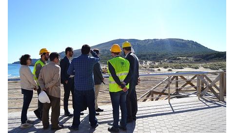 Acaben les tasques de recuperació de Cala Mesquida, que estarà a punt per Setmana Santa