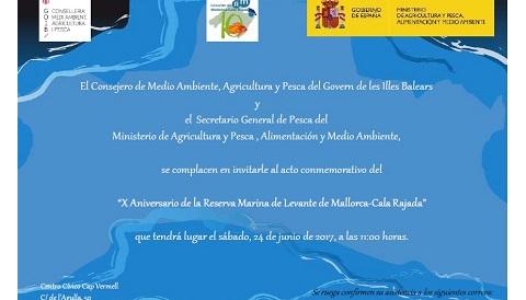 X aniversari de la reserva marina de Cala Rajada