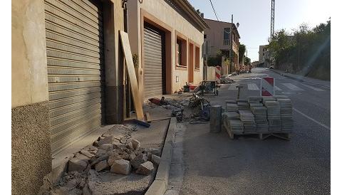 S’acaba l’obra de millora de l’encreuament del carrer Baltasar Coves amb Gómez Ulla