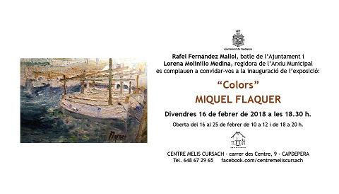 Exposició de Miquel Flaquer al Centre Melis