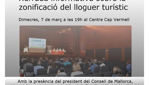 Xerrada informativa sobre la zonificació del lloguer turístic