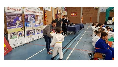 Exhibició i competició de Judo en edat escolar dins la Fira de l'Esport i la Salut