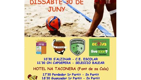 Torneig de futbol platja