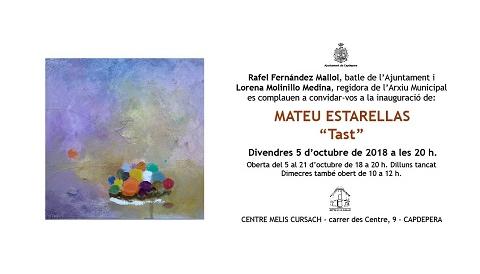 Exposició de Mateu Estarelles al Centre Melis