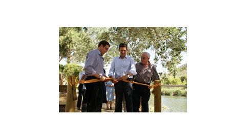 Inauguració del passeig del torrent de Canyamel