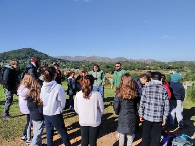 Activitat ambiental de l'alumnat del CEIP s'Auba i el CEIP s'Alzinar