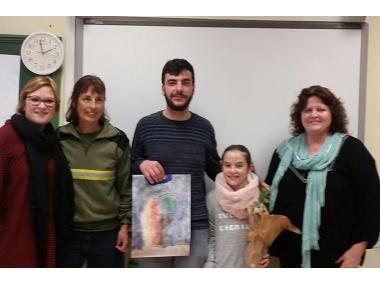  Els nins i nines de S’Auba i S’Alzinar reben els premis del concurs de dibuix  ‘Ni 1 foc al bosc’