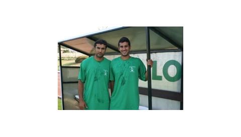 Els germans Sastre visiten el Campus de Futbol